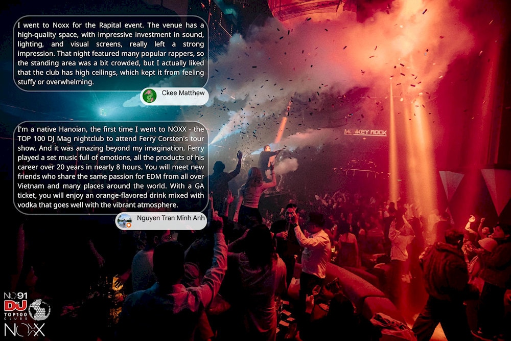 Although it’s a newly opened venue, NOXX CITI has already received praise from many guests for its stylish space, high-quality sound system, and attentive service